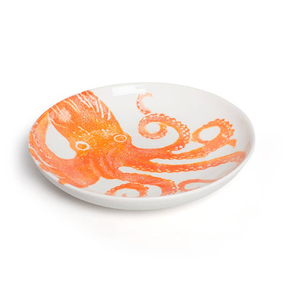 BlissHome Orange Octopus Supper Bowl