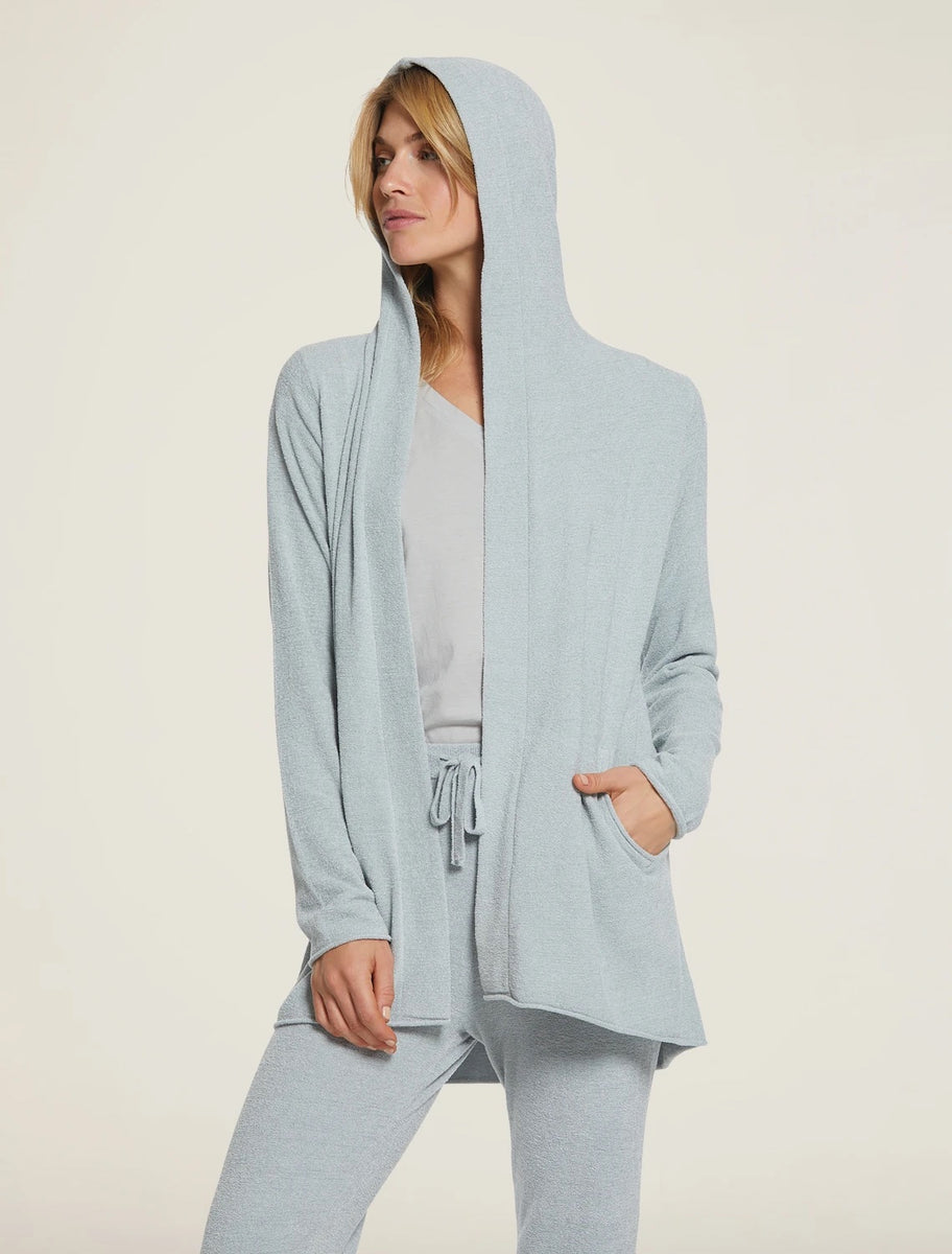 Barefoot dreams cozychic sale lite hooded cardigan