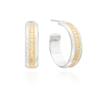 Anna Beck Smooth Rim with wire Hoop Earrings