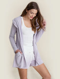 Barefoot Dreams Cozy Chic Ultra Lite Hooded Cardi