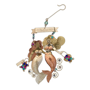 Pilgrim Imports Mermaid BFFs Ornament