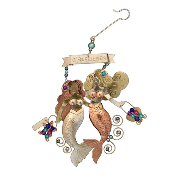 Pilgrim Imports Mermaid BFFs Ornament