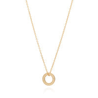 Anna Beck Gold Circle of Life Open "O" Charity Necklace
