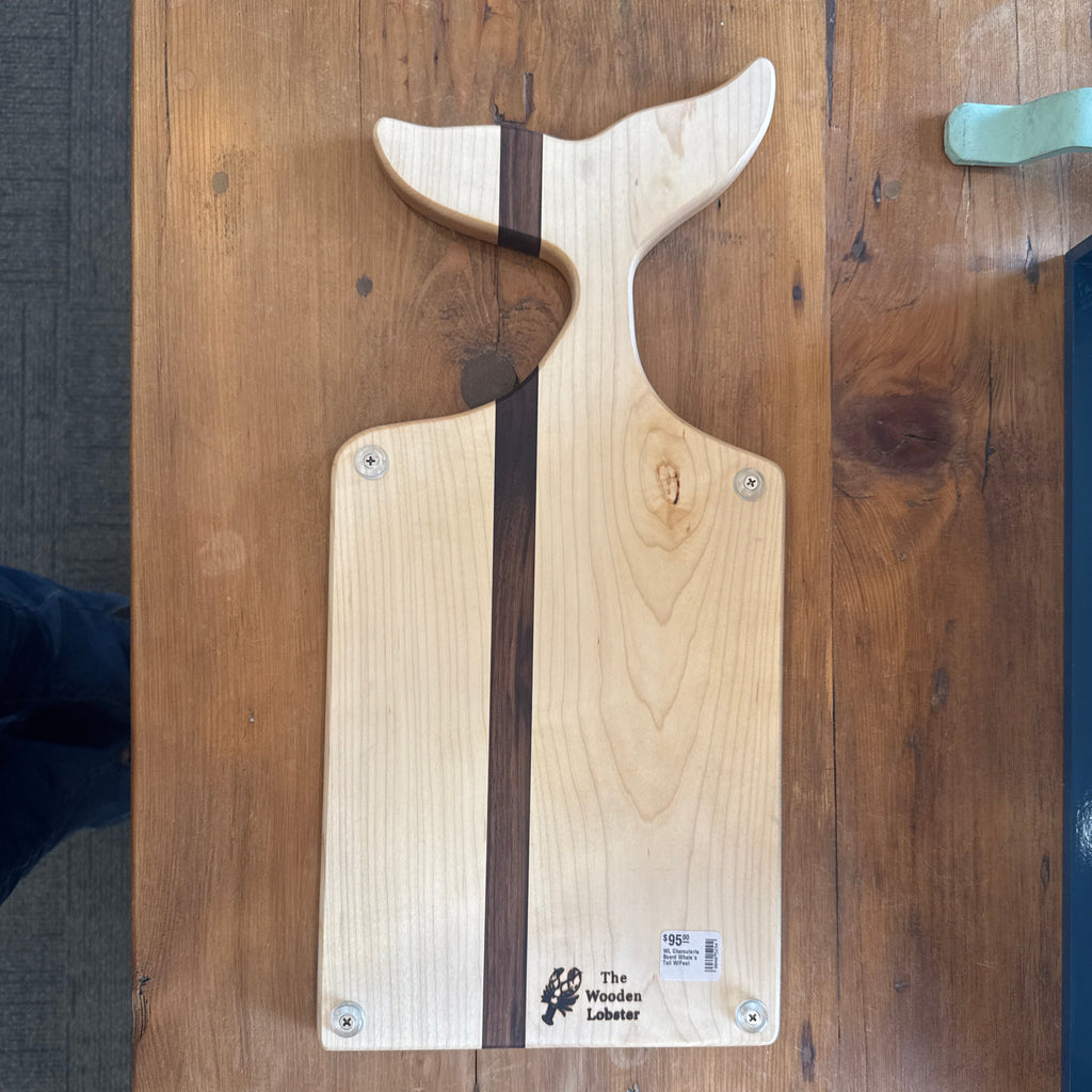 WL Charcuterie Board Whale's Tail W/Feet