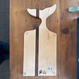 WL Charcuterie Board Whale's Tail W/Feet