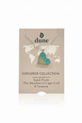 Dune Explorer Heart Necklace Turquoise Gradient