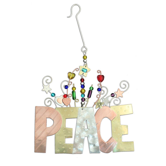 Pilgrim Imports Peace Ornament