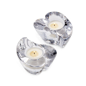 Simon Pearce  Twist heart duo