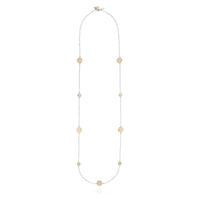 Anna Beck Multi-Disc Two Tone Station Necklace