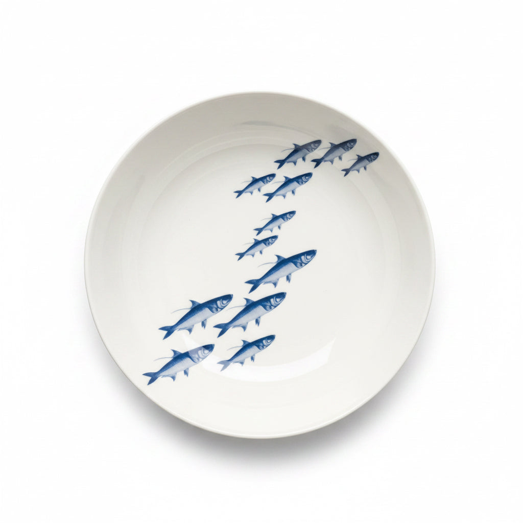 Caskata School of Fish Coupe Dinner Plate
