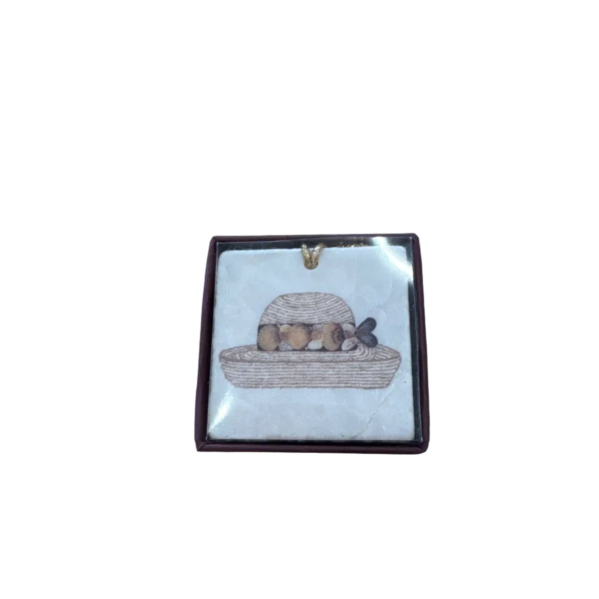 Marble Ornaments with Marjorie's Artwork