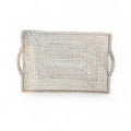 Rattan Tray with Loop Handles Small