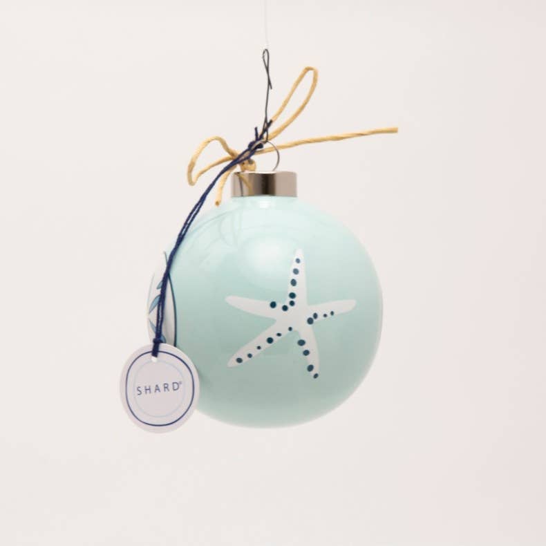 Shard Ornament Aqua Shells