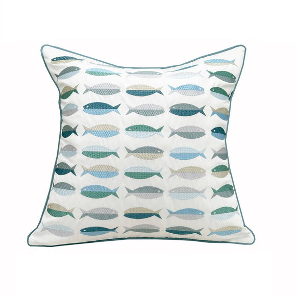 Rightside Design Fish Pattern Pillow