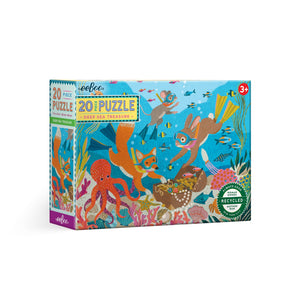 Eeboo Deep Sea Treasure 20 piece puzzle