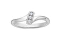 Ed Levin Sterling Silver and Diamond Aurora Ring