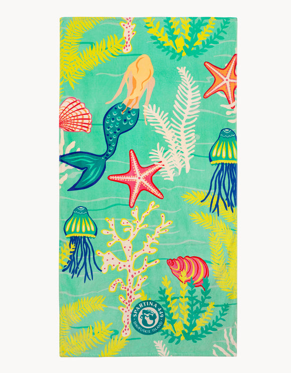 Spartina Golden Mermaid Beach Towel