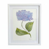 Jen Decker 8x10 Stitched Floral White Frame