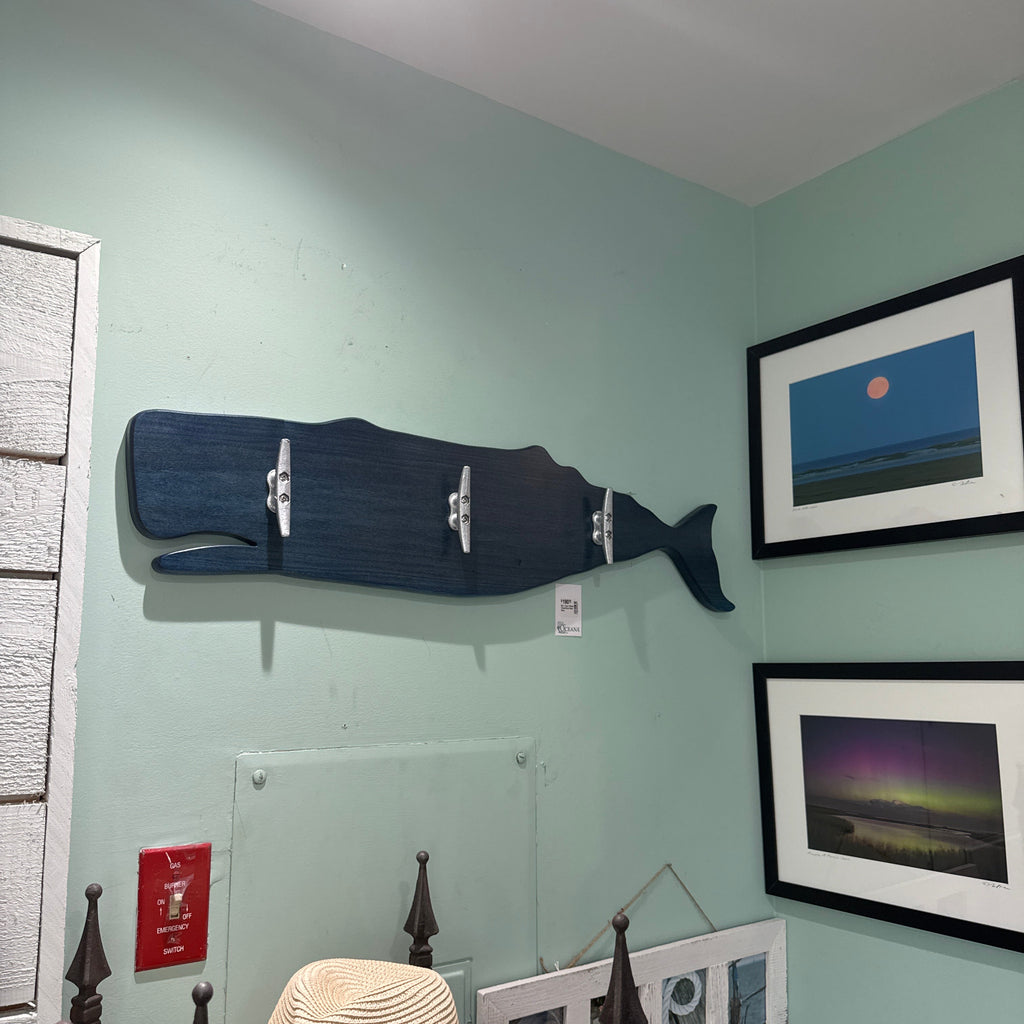 WL 3 Foot Whale Towel/Coat Rack Navy