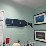 WL 3 Foot Whale Towel/Coat Rack Navy