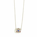 Quality Saphire/Diamond Necklace 14KW