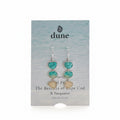 Dune BC Triple Drop Earring Turquoise Gradient