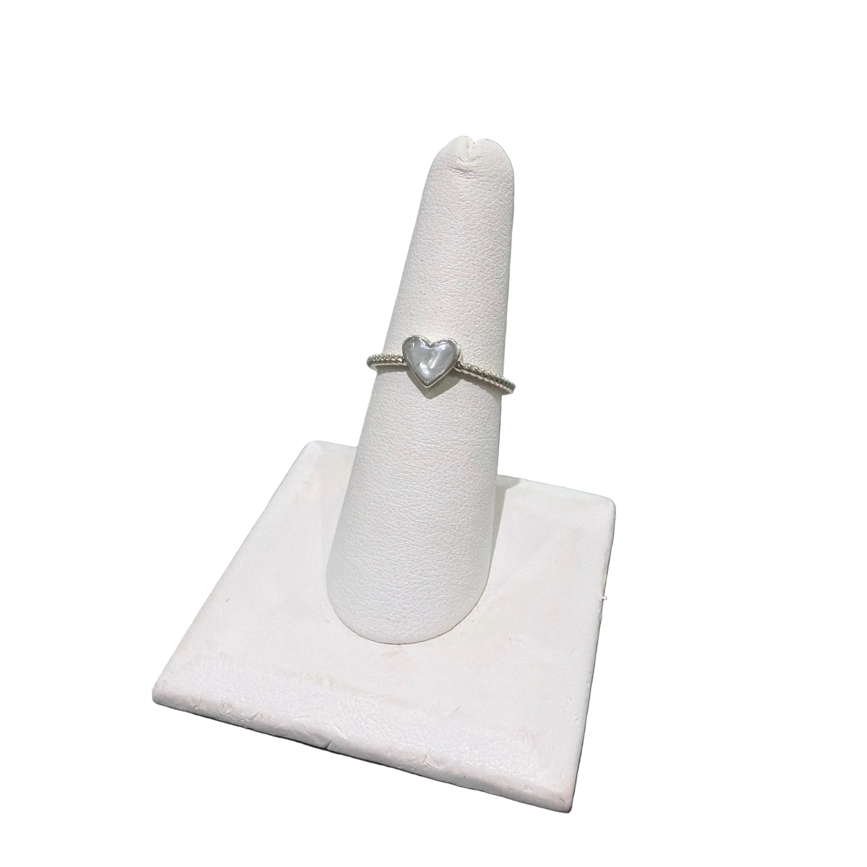 Dune Rope Stacker Ring - Heart