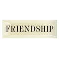 Ben's Garden - Friendship Penmanship Decoupage Glass Tray