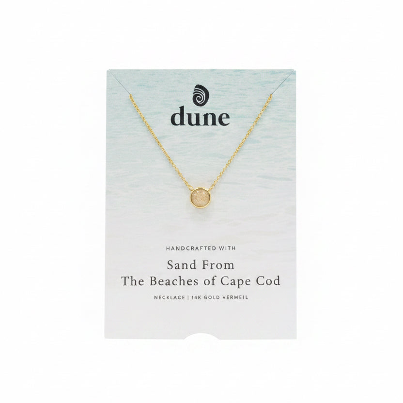 Dune Delicate Dune Round Necklace 14K Gold Vermeil