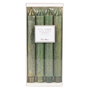 Vance Kitira Ritz timber green taper set of 4