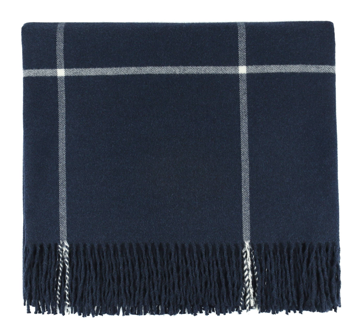 Glasgow Navy Throw 50x68