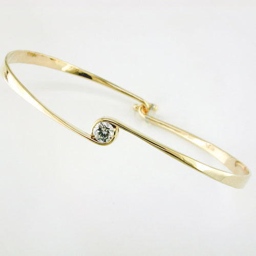 Tom Kruskal Circle Gold & Diamond Bracelet