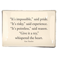 Ben's Garden - "It's Impossible," Said Pride Decoupage Tray