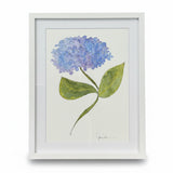Jen Decker 8x10 Stitched Floral White Frame