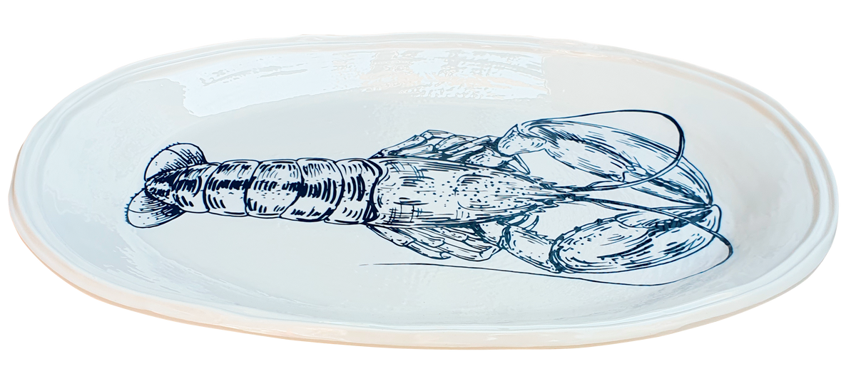 Double Line Lobster Large Oval