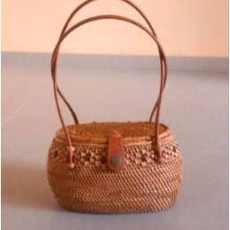 Winding Road Ata Vine Basket Handbag