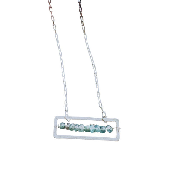 Gillian Inspired Designs Apatite Bar Necklace