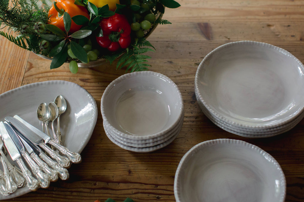 Beaded Serving Oval