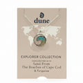 Dune Explorer Wave Necklace Turquoise Gradient