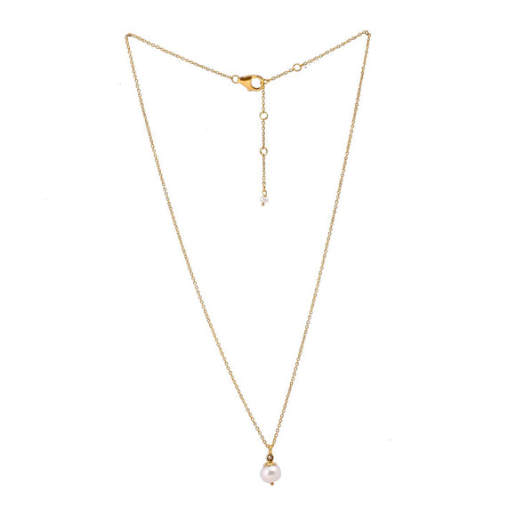 Manjusha Pearl Diamond Pendant