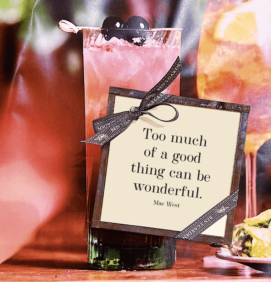 Too Much of a Good Thing Copper & Glass Coasters, Set of 4
