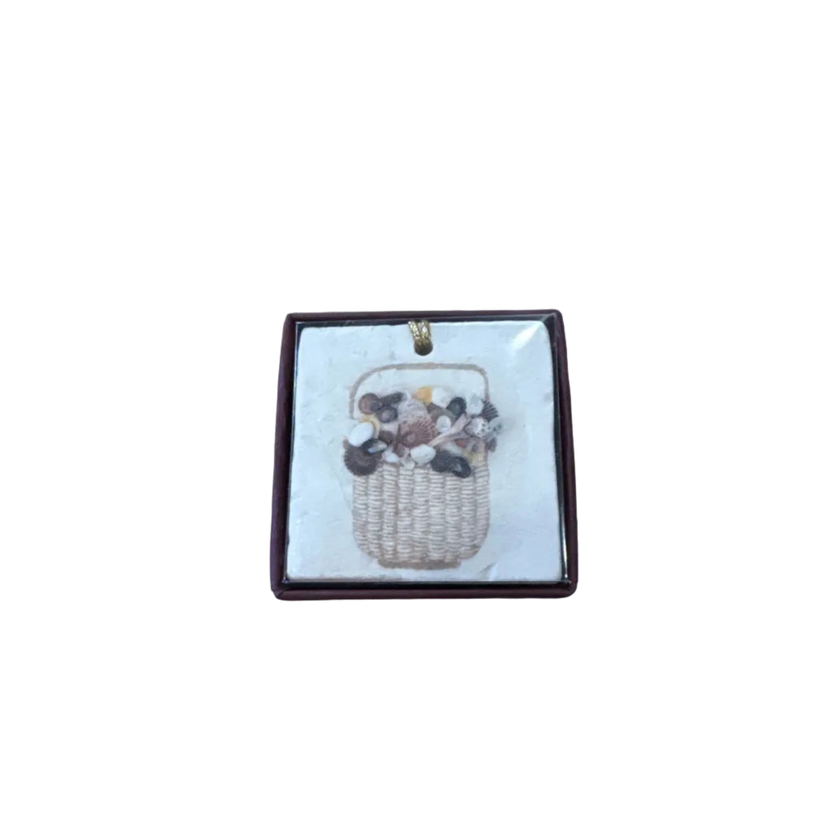 Marble Ornaments with Marjorie's Artwork