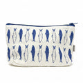 Batela Nautical-Themed Vertical Fish Pouch / Toiletry Bag