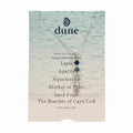 Dune Endless Summer Blue Vertical Bar Necklace 18in