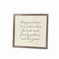 May Your Home Copper & Glass Coasters