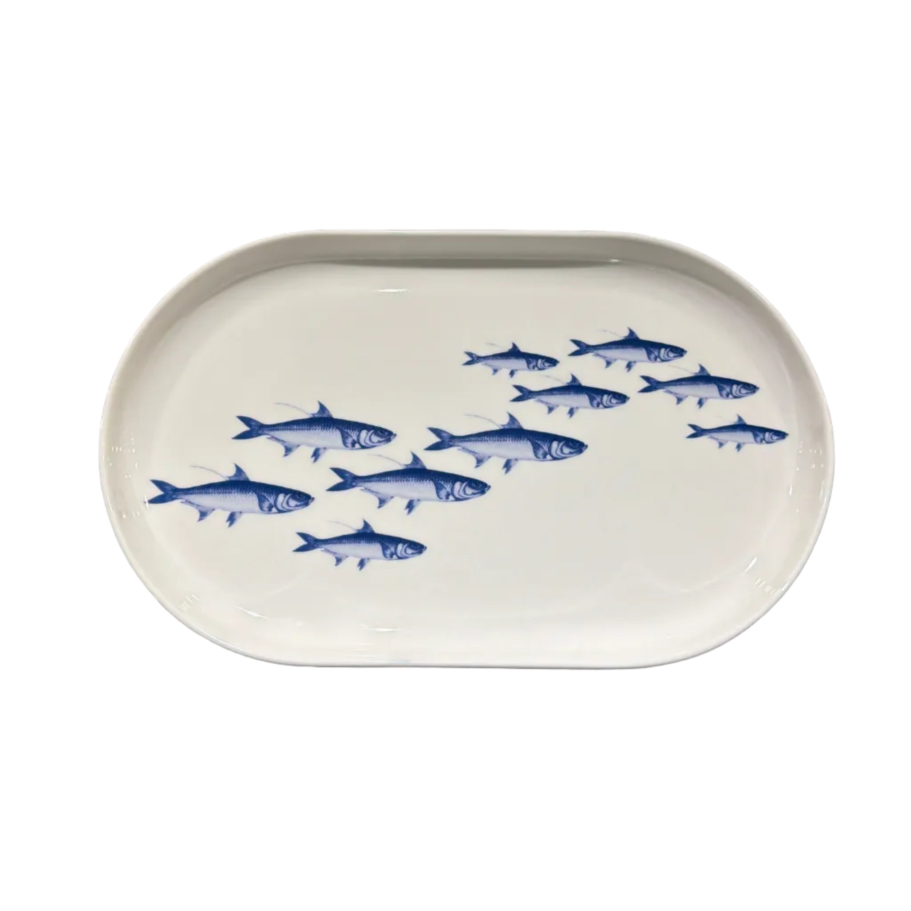 Caskata School of Fish Large Coupe Oval Platter