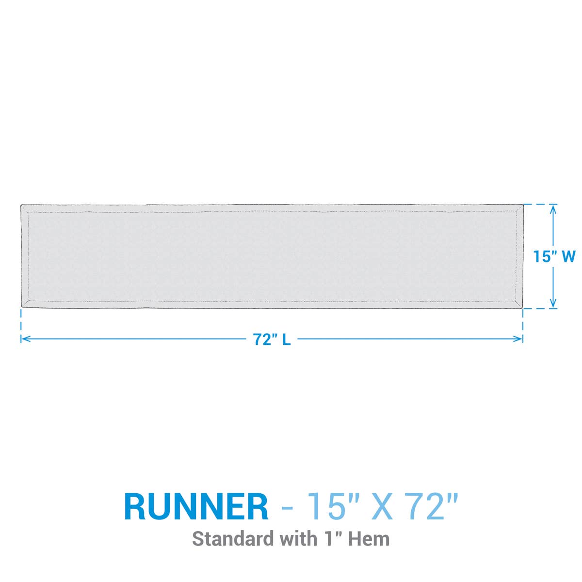 Oyster Bay Runner 72"L