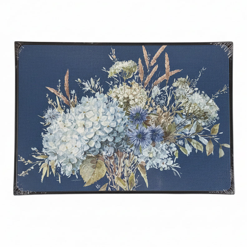 Cala Home Bohemian Blue Decorative Hardboard  Placemats