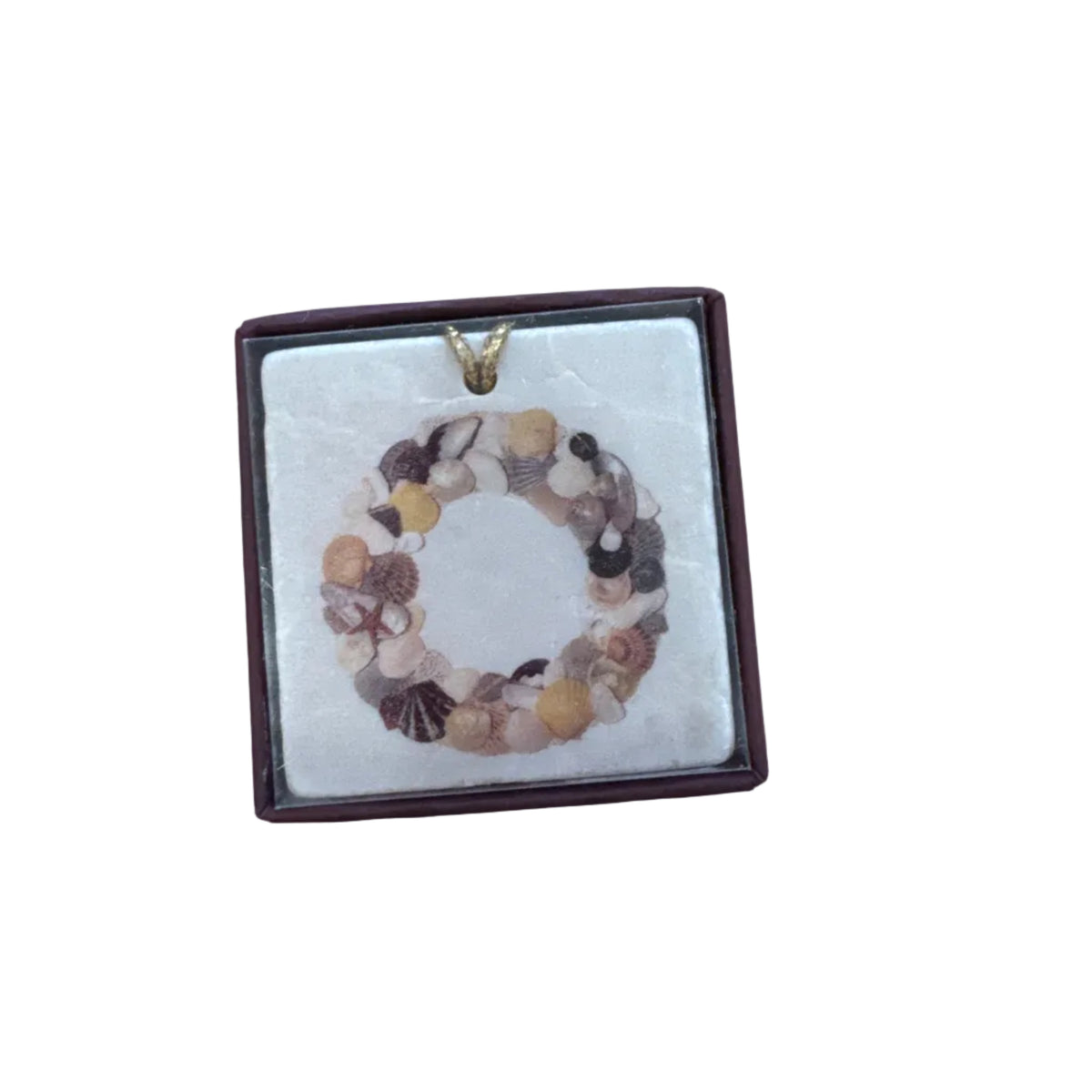 Marble Ornaments with Marjorie's Artwork