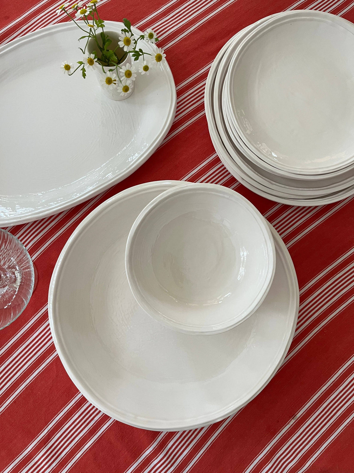 Double Line Salad Plate